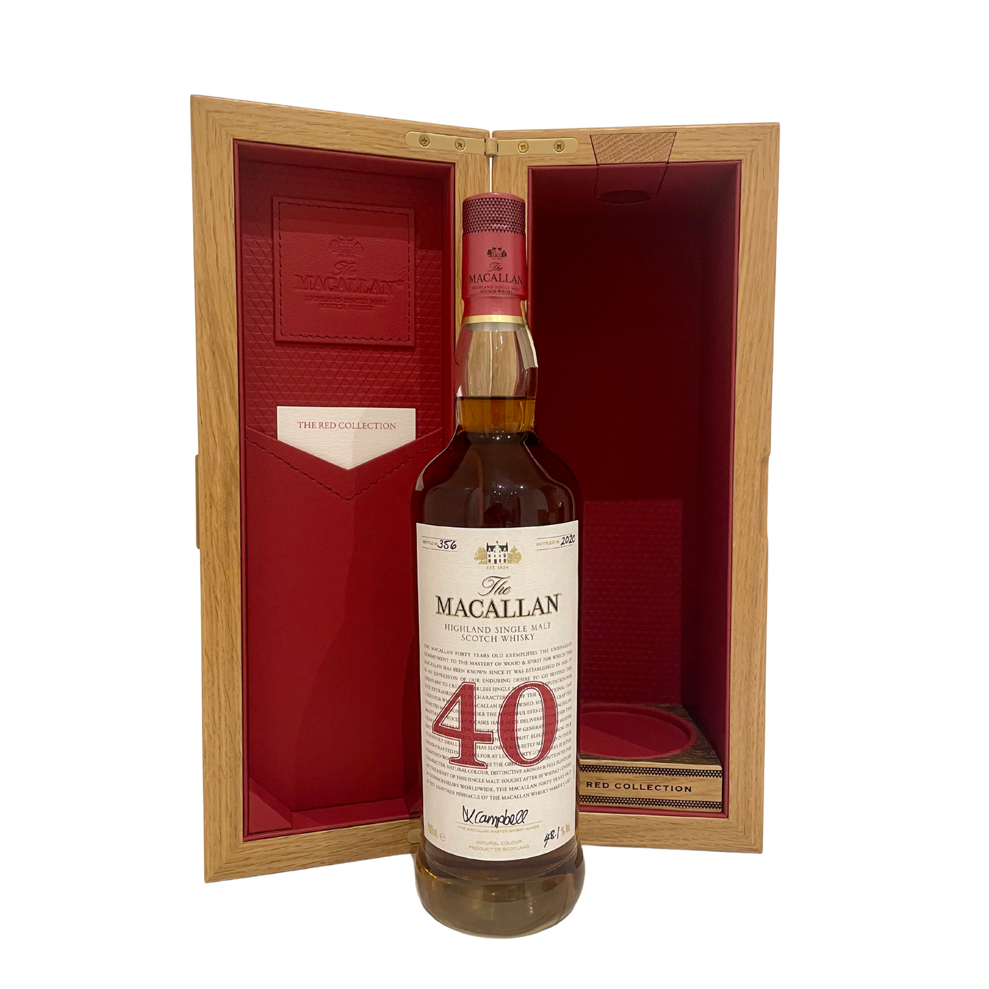 Macallan 40 Year Old Red Collection (2020 Release)