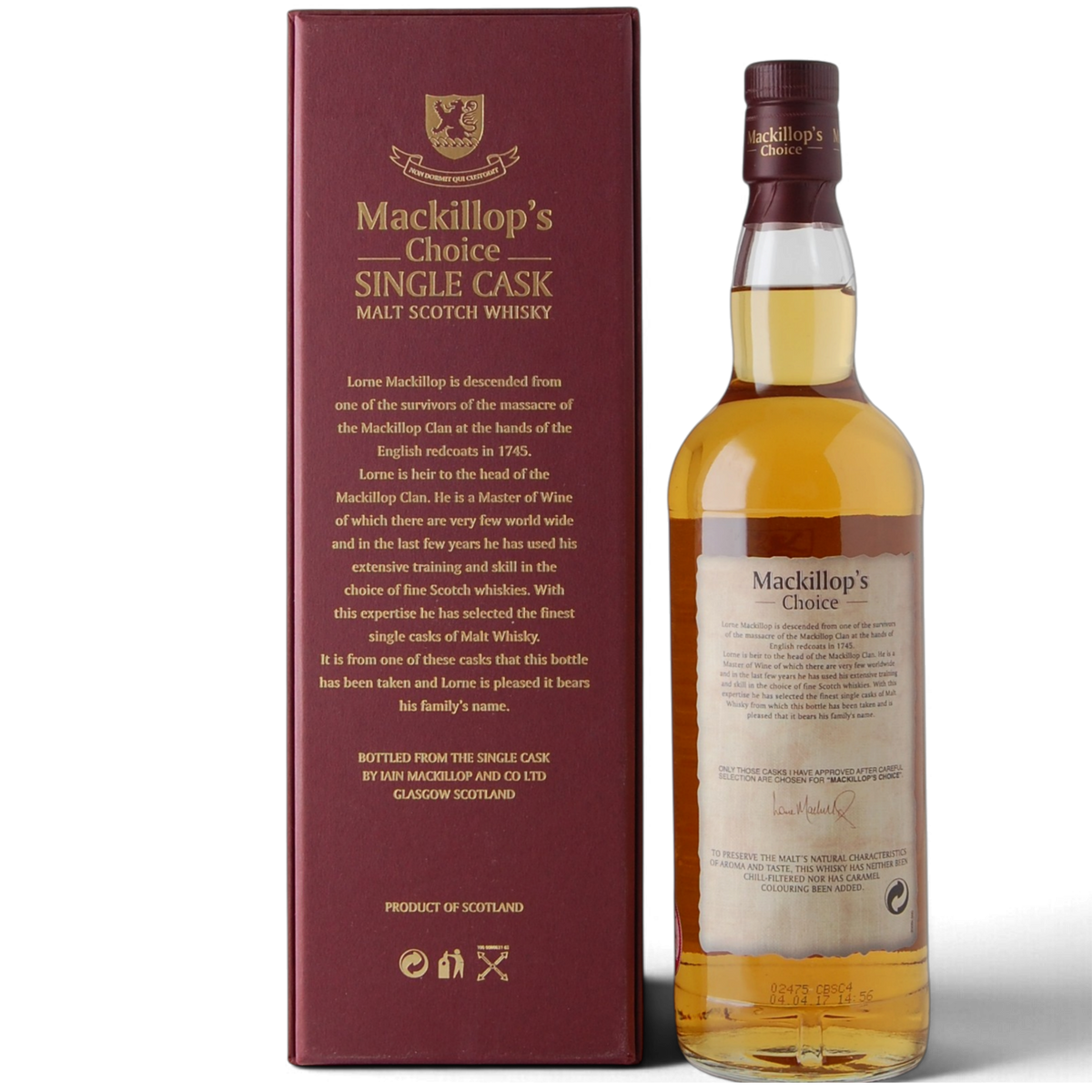 Cragganmore 1989 Cask Strength – Mackillop’s Choice
