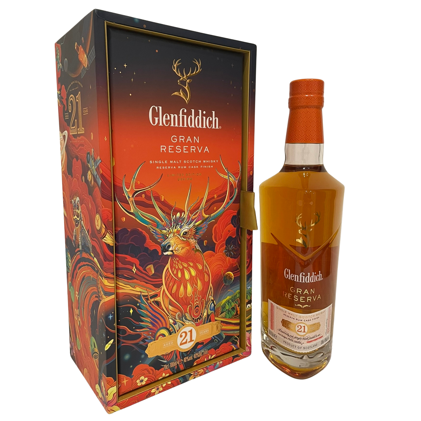 Glenfiddich 21 Year Old Gran Reserva Limited Edition - Lunar New Year 2022