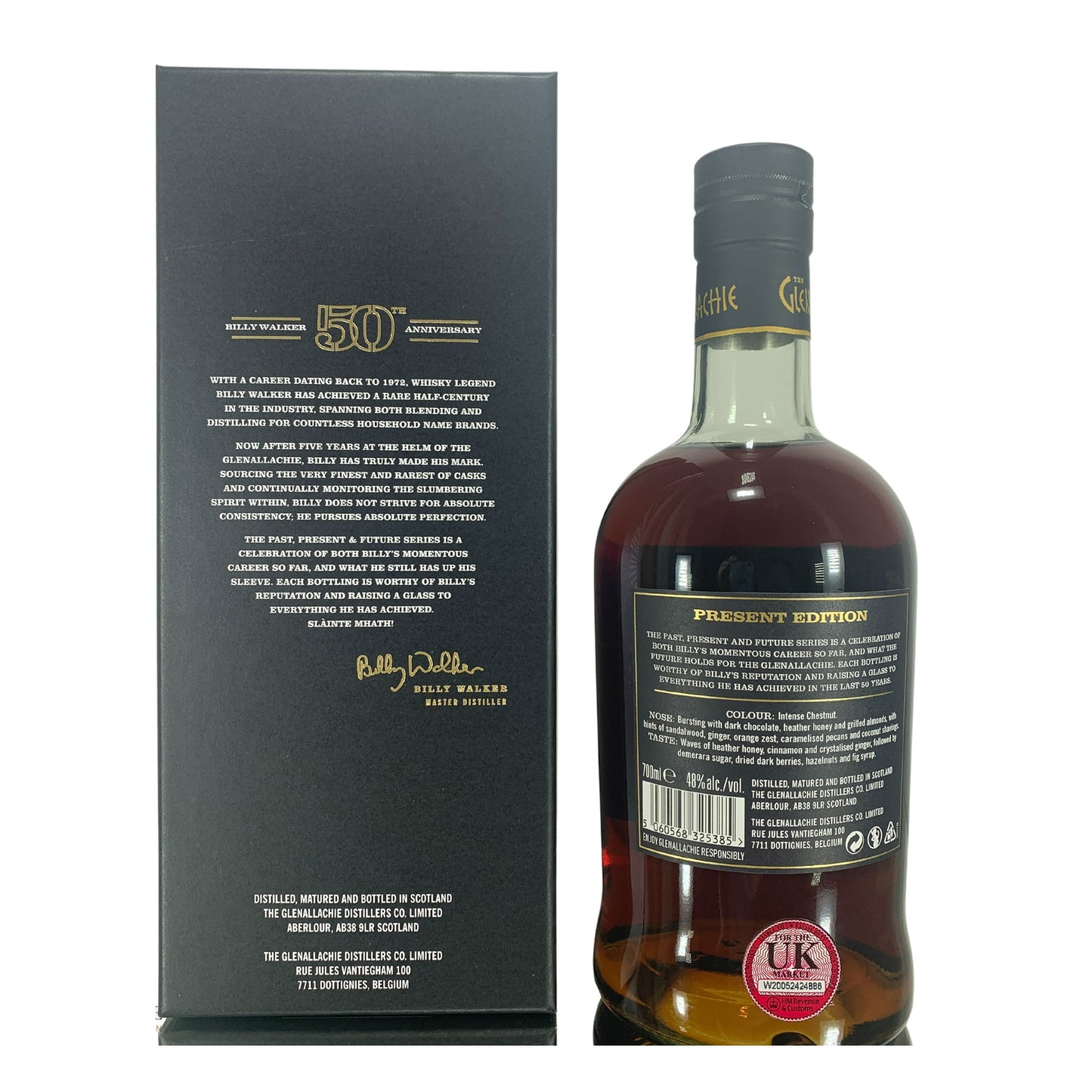 Glenallachie 16 Year Old Present Edition - Billy Walker 50th Anniversary