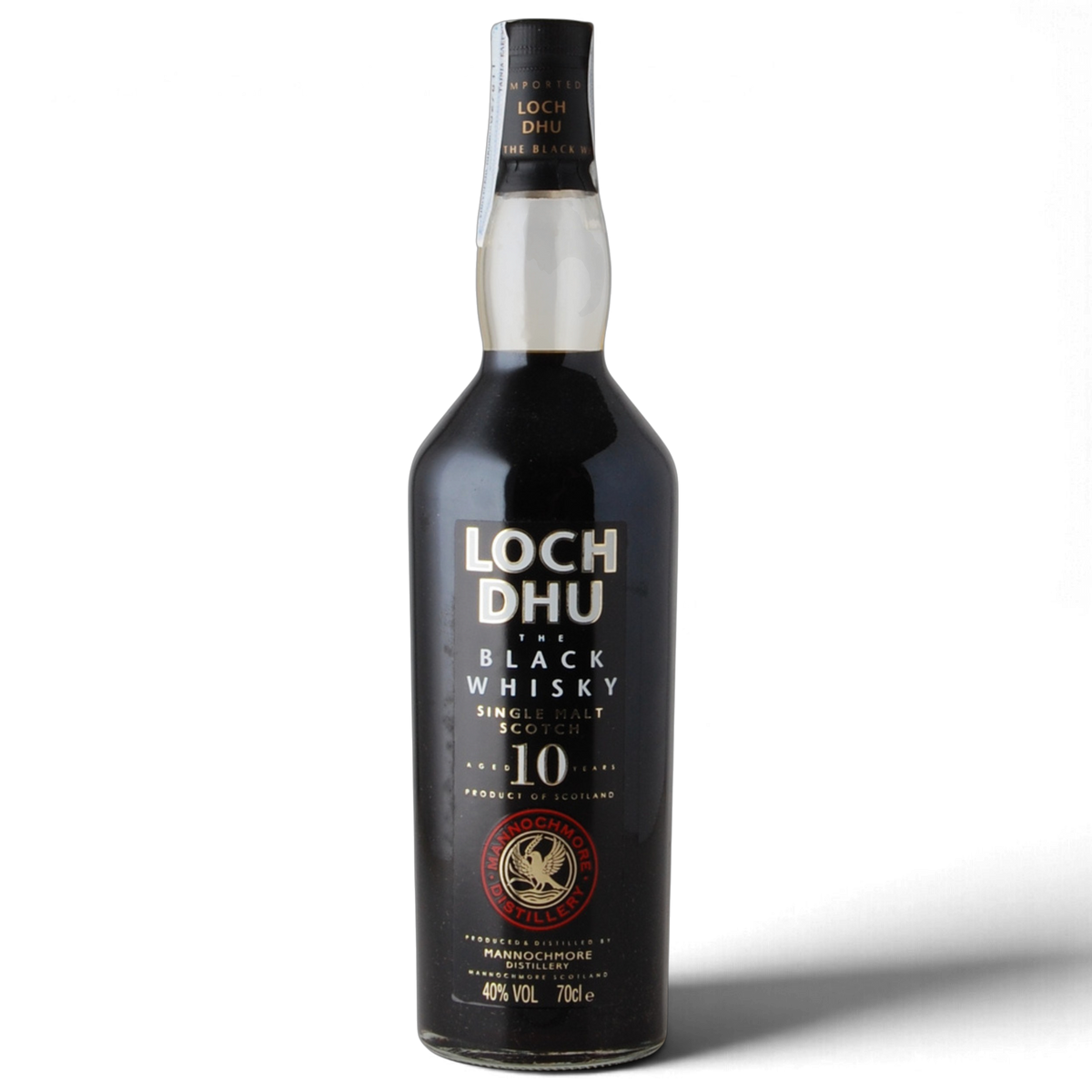 Loch Dhu 10 Year Old - Mannochmore Black Whisky