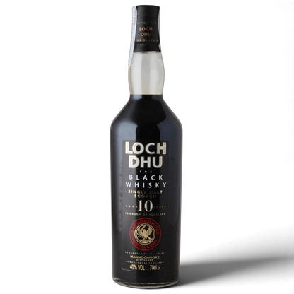 Loch Dhu 10 Year Old - Mannochmore Black Whisky