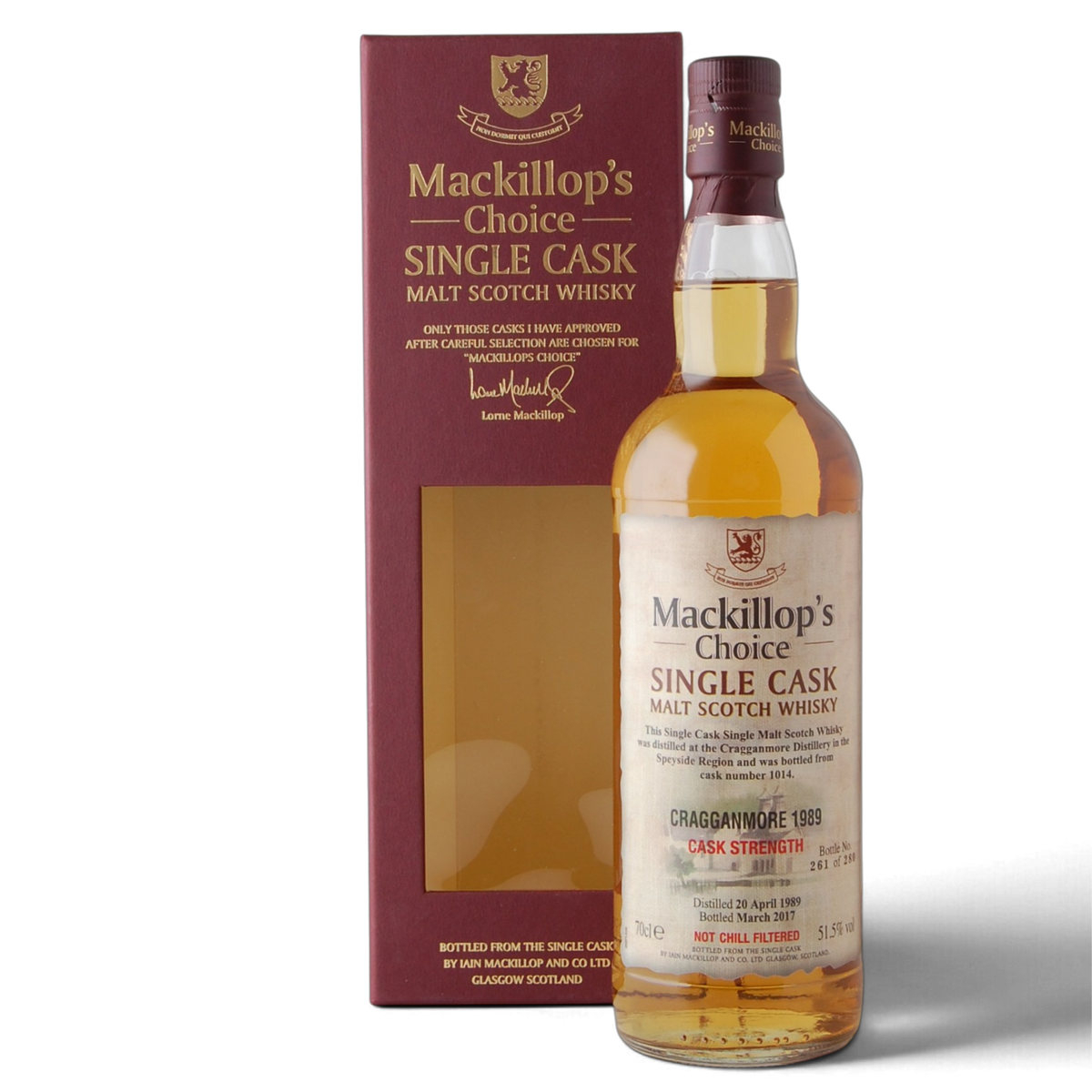 Cragganmore 1989 Cask Strength – Mackillop’s Choice